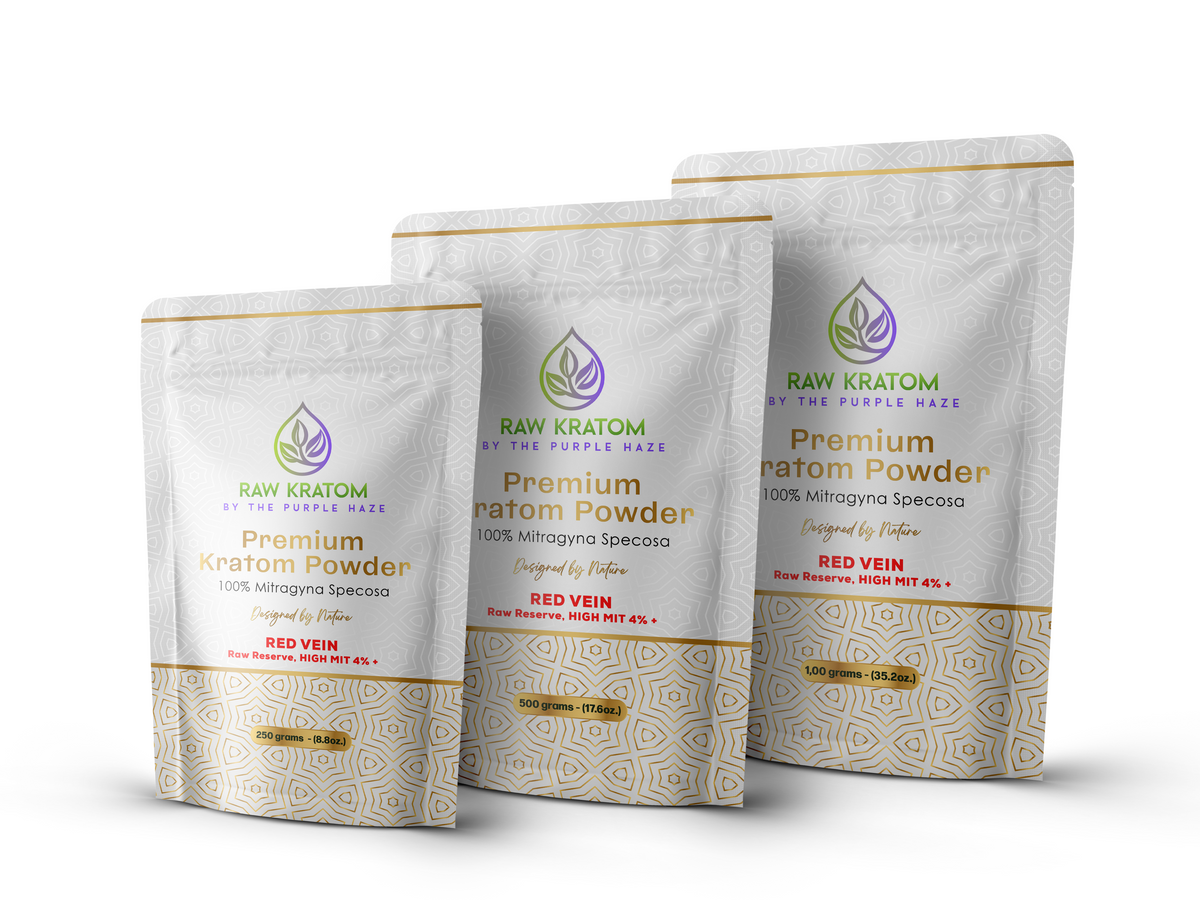 RAW MAX Signature Reserve 4% + MIT Kratom Powder