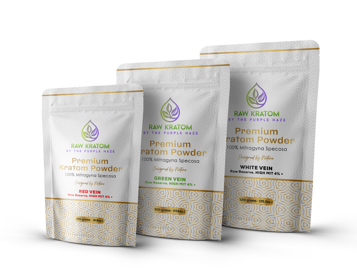 RAW MAX Signature Reserve 4% + MIT Kratom Powder